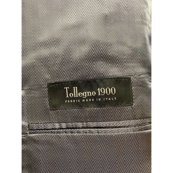 42L Joseph‎ Abboud Tollegro 1900 Sharkskin Blazer - Picture 11 of 12